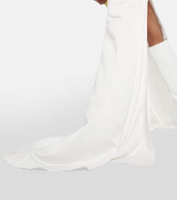 The Attico Feather-trimmed gown