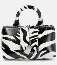 The Attico Friday Mini zebra-print leather tote bag. Shop The Attico Shoulder Bags for women now.