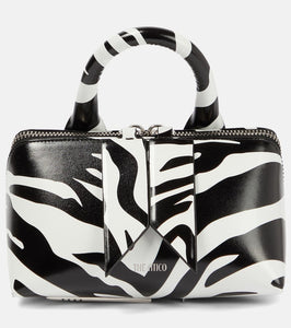 The Attico Friday Mini zebra-print leather tote bag. Shop The Attico Shoulder Bags for women now.