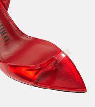 The Attico GG Mismatched 85 metallic sandals