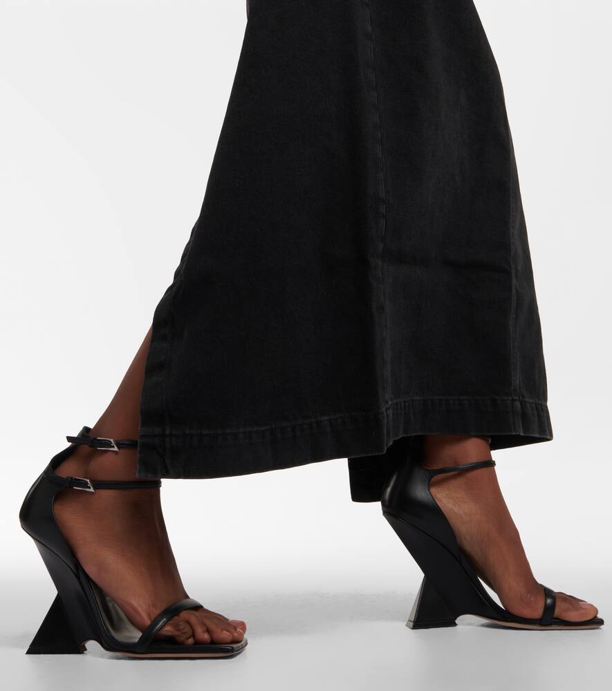 The Attico Grace leather sandals