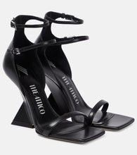 The Attico Grace leather sandals