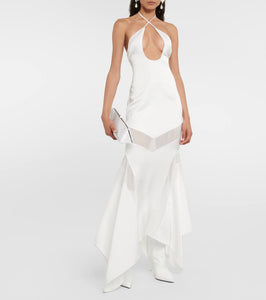 The Attico Halterneck gown