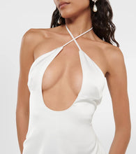 The Attico Halterneck gown