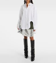 The Attico Juno 95 leather knee-high boots