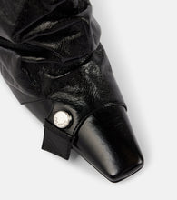 The Attico Juno 95 leather knee-high boots