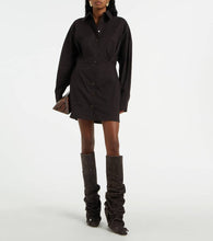 The Attico Juno 95 suede knee-high boots