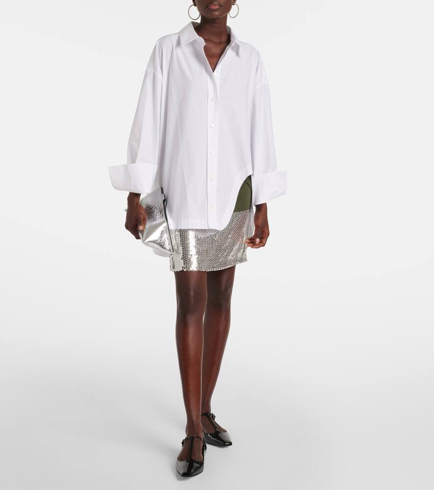 The Attico Juno leather ballet flats