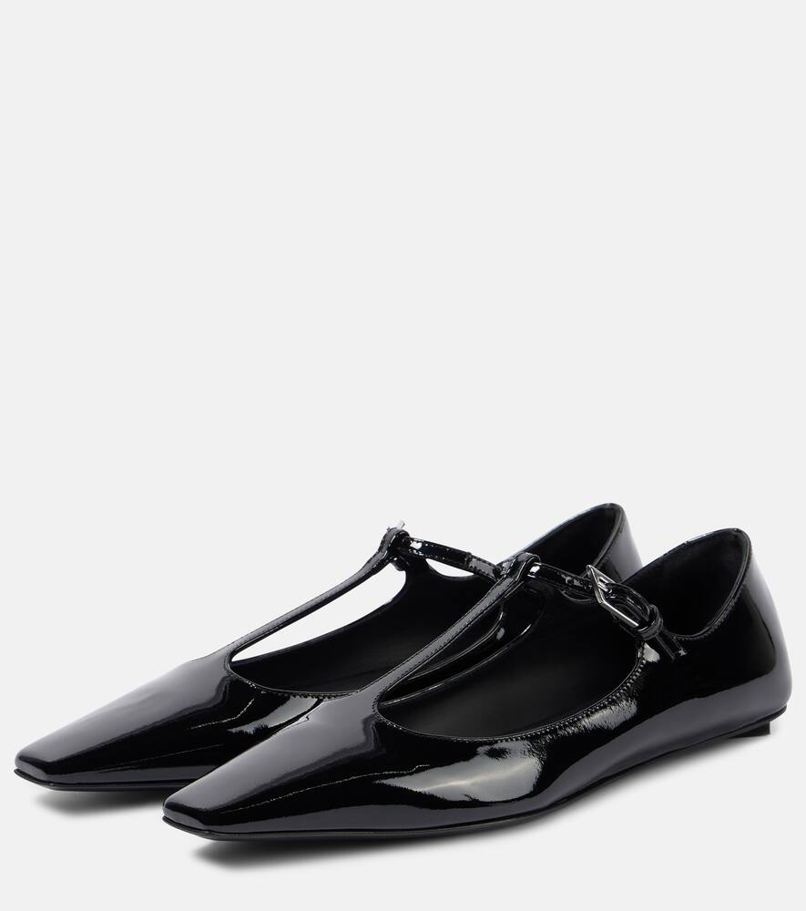 The Attico Juno leather ballet flats