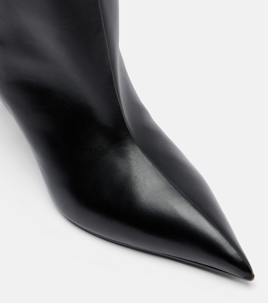 The Attico Lea leather knee-high boots