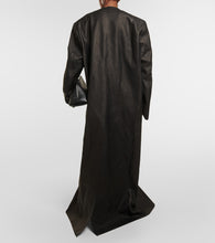 The Attico Leather maxi coat