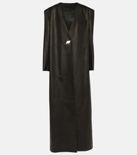 The Attico Leather maxi coat - Attico 皮革长款外套