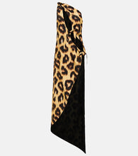 The Attico Leopard-print cutout maxi dress. Attico豹纹镂空长裙