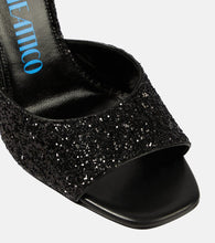 The Attico Luz embellished leather mules