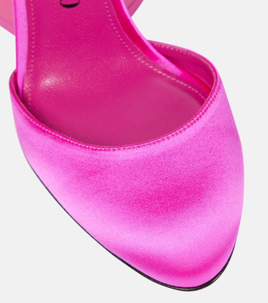 The Attico Luz satin pumps