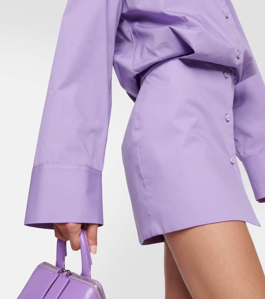 The Attico Margot cotton minidress