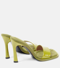 The Attico Mia 95 patent leather mules