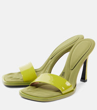 The Attico Mia 95 patent leather mules