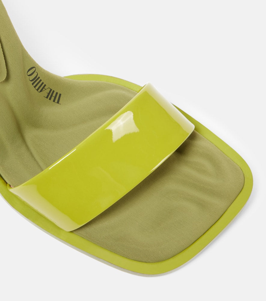 The Attico Mia 95 patent leather mules