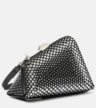 The Attico Midnight Mini embellished clutch