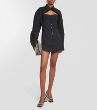 The Attico Mini Devon 85 embellished suede mules