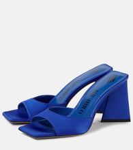 The Attico Mini Devon 85 satin mules