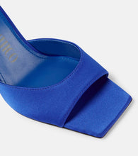 The Attico Mini Devon 85 satin mules