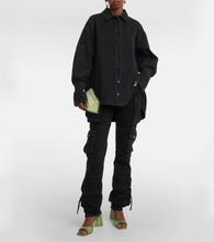 The Attico Mini Devon embellished satin mules