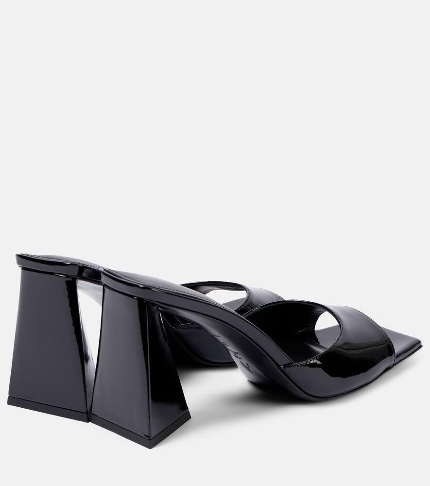 The Attico Mini Devon patent leather mules