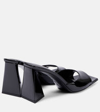 The Attico Mini Devon patent leather mules