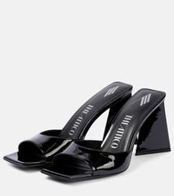 The Attico Mini Devon patent leather mules