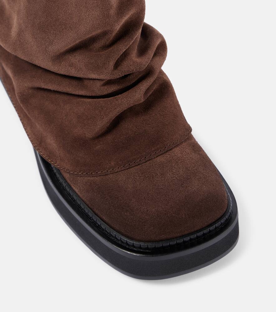 The Attico Mini Robin suede ankle boots