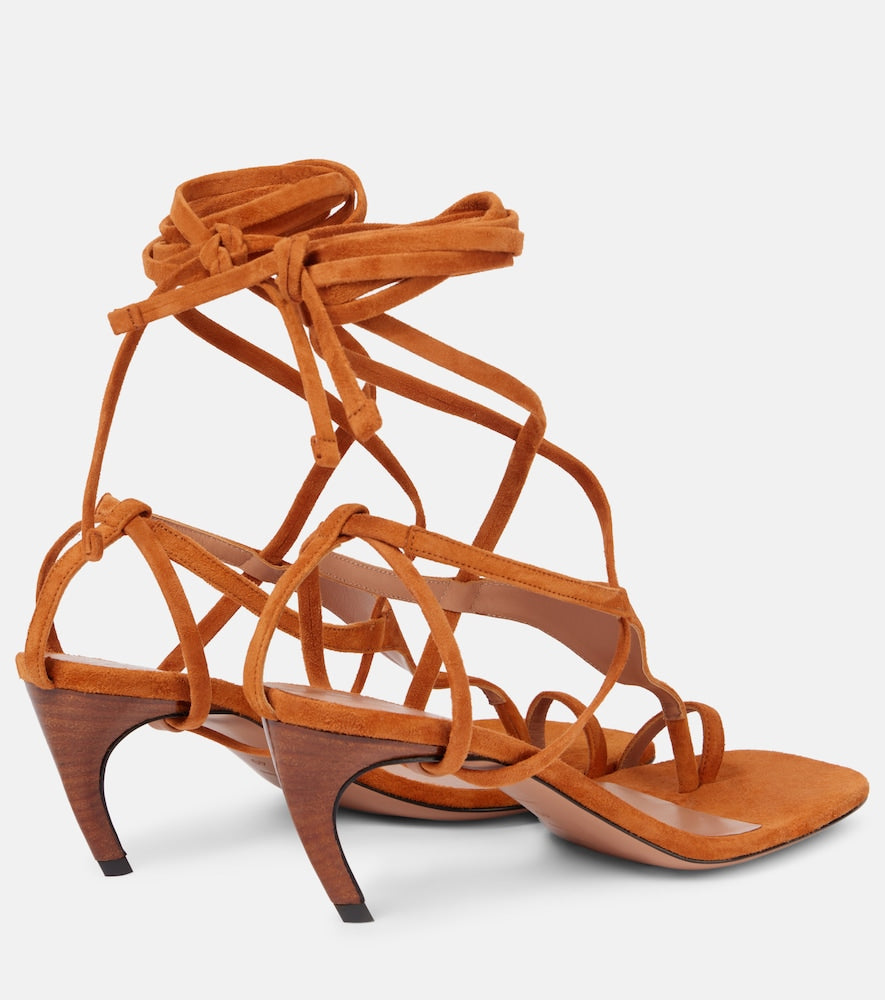 The Attico Nova 65 suede sandals