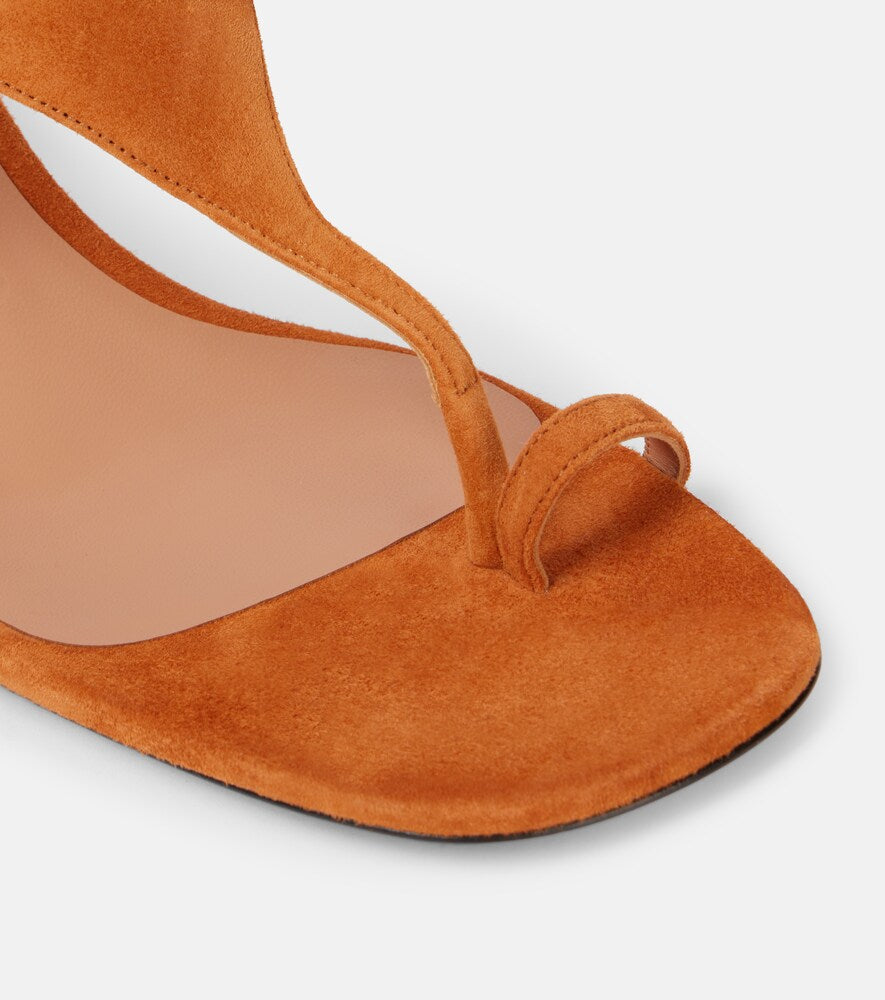 The Attico Nova 65 suede sandals