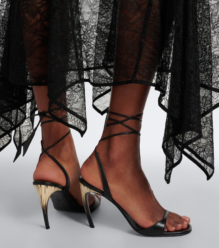 The Attico Ora leather sandals
