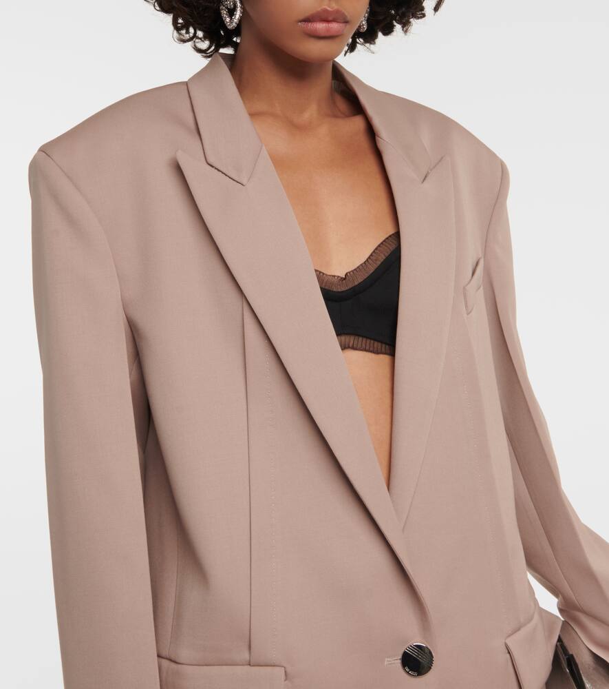 The Attico Oversized wool blazer