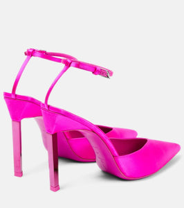 The Attico Perine satin pumps