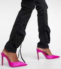 The Attico Perine satin pumps
