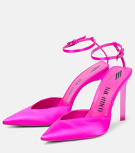 The Attico Perine satin pumps