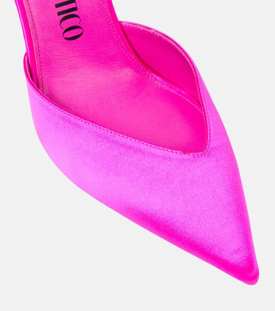 The Attico Perine satin pumps
