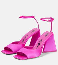 The Attico Piper fluo high sandals 85mm