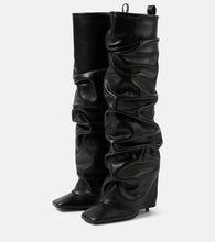 The Attico Rea leather knee-high boots