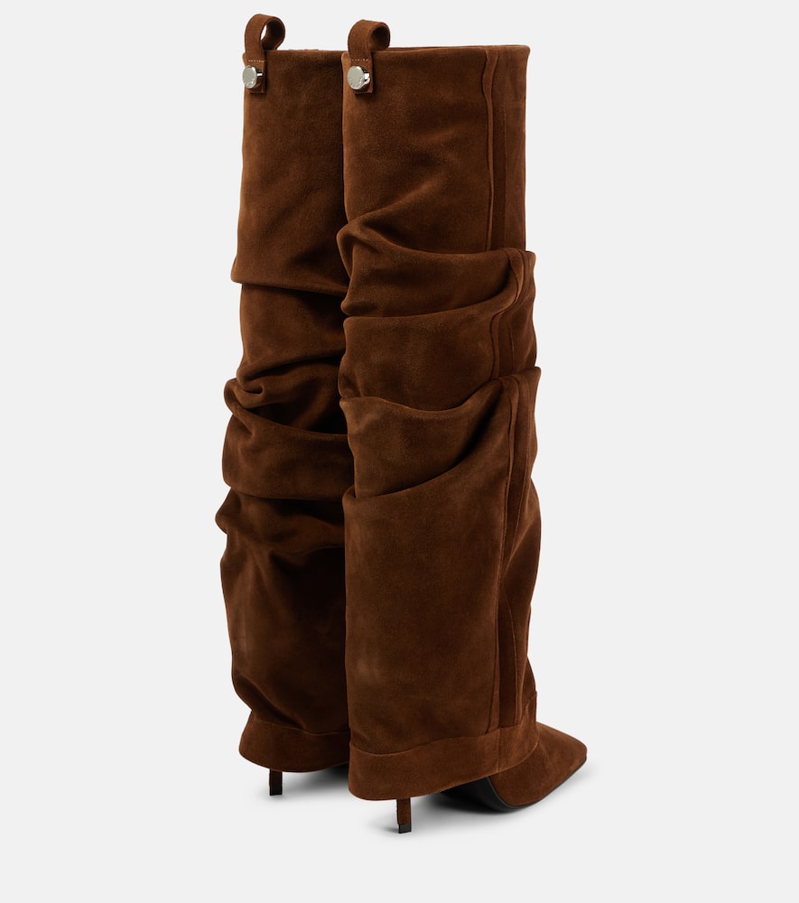 The Attico Rea suede knee-high boots