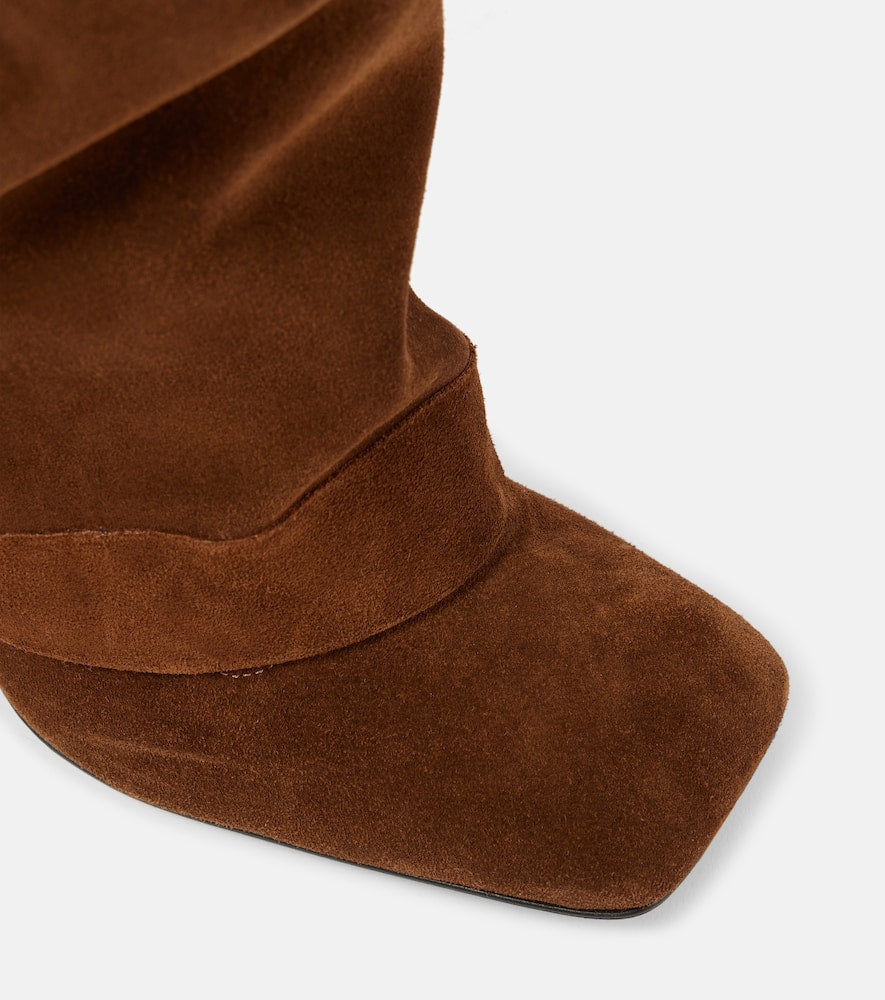 The Attico Rea suede knee-high boots