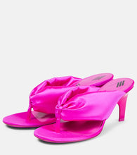 The Attico Rem satin thong sandals
