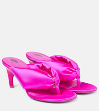 The Attico Rem satin thong sandals - Attico Rem 缎面人字拖