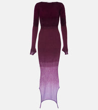 The Attico Reversible colorblocked midi dress. Attico双面撞色中长连衣裙
