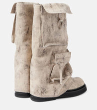 The Attico Robin canvas combat boots