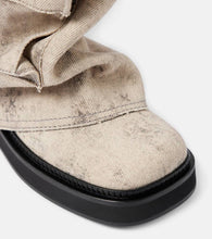 The Attico Robin canvas combat boots