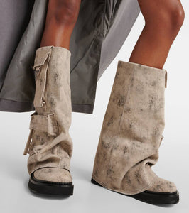 The Attico Robin canvas combat boots